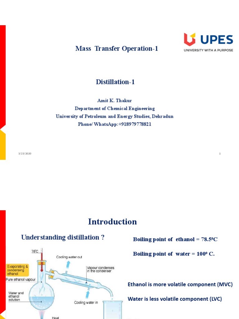 Understanding Distillation Key Concepts of Relative Volatility, More