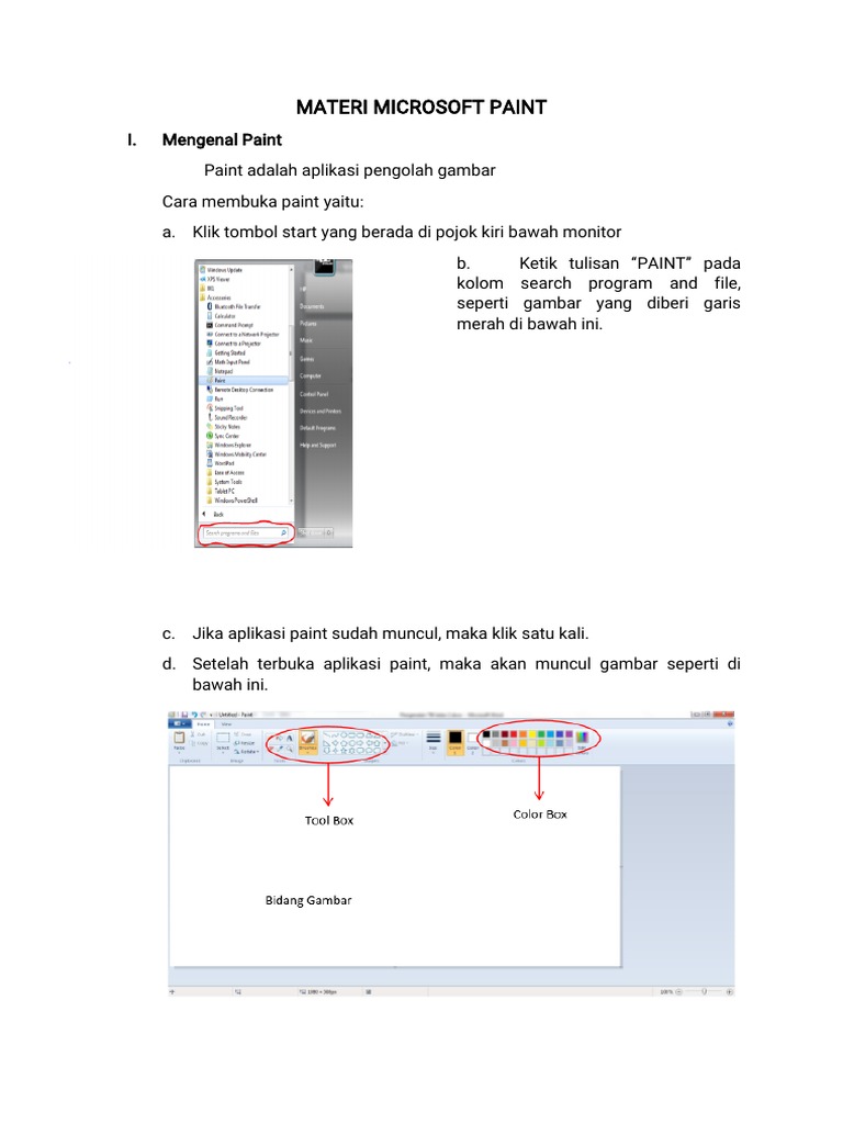 Ikon-Ikon Pada Paint | PDF