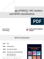 Lung Carcinomas New 2015 WHO Classification Histopathology of NSCLC, IHC Markers and WHO Classification