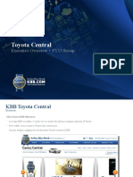 Toyota Central: Executive Overview + FY15 Recap