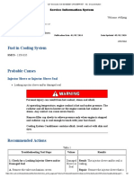 Troubleshooting - Fuel in Cooling System - C27 Generator Set GDS00001-UP