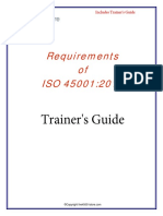 Requirements of ISO 45001-Sample