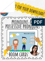 Pronouns - and - Possessives It'sMeTheSLP PDF