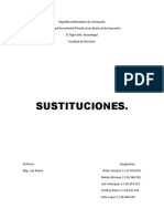 Sustituciones