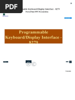 Programmable Keyboard/Display Interface - 8279