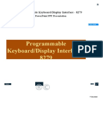 Programmable Keyboard/Display Interface - 8279