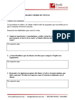 Evaluación Habilidades Cierre de Ventas