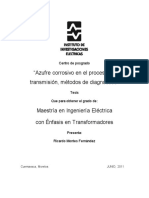 Azufre Corrosivo en El Proceso de PDF