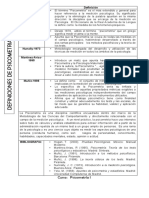 Cuadro Definiciones de Psicometria