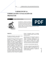 Formulación y evaluación de proyectos: conceptos básicos