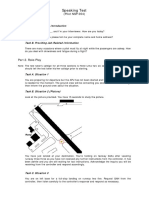 Speaking Test: (Pilot NSP-004) Part 1. Interview