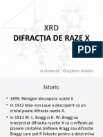 DIFRACTIA DE RAZE X (Grajdean Maxim)