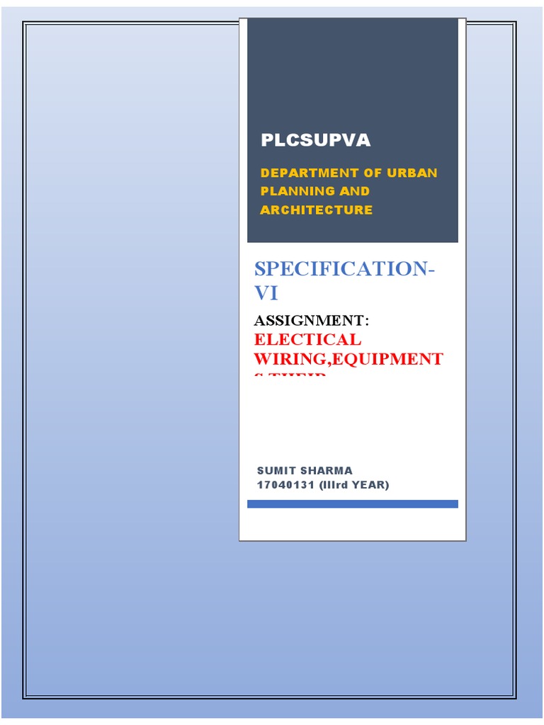 Electrical Wiring and Equipment Guide | PDF | Electrical Wiring ...