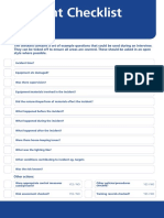 Example Checklist