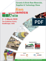 3 - 5 March 2020: India's Annual Ceramic & Brick Raw Materials, Machinery, Supplies & Technology Show