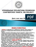 Upravljanje Projektima Ms Project