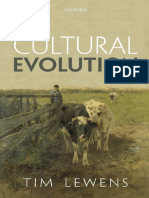 LEWENS Cultural Evolution PDF