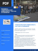 +participatory Democracy, +active Citizenship