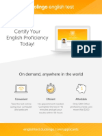 Certify Your English Proficiency Today!: On Demand, Anywhere in The World