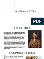 Great Rulers in History