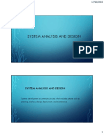 System Analysis and Design