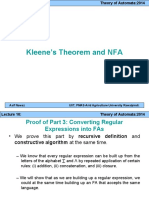 Kleene's Theorem and NFA: Asif Nawaz UIIT, PMAS-Arid Agriculture University Rawalpindi