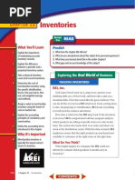 Inventories: What You'll Learn