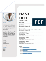 Blue Grey Resume