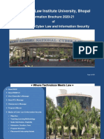National Law Institute University, Bhopal: Information Brochure 2020-21