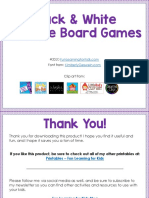 Black & White Editable Board Games: ©2020 Font From: Clip Art From