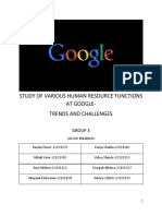 Google HR Functions and Trends
