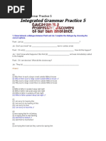 Integrated Grammar Practice 5