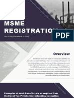 MSME Registration - Guide by SwaritAdvisors