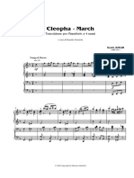Joplin, Scott - CLEOPHA-March Trascrizione per Pianoforte a 4 mani)