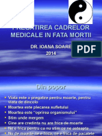 pregatirea cadrelor medicale in fata mortii