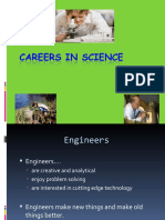 Careers in Science Power Point Presentation