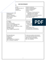 Sap Fi/Co Project Course Contents