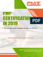 PMP Certification IN 2019: The Definitive Guide To Passing The Exam On First Try