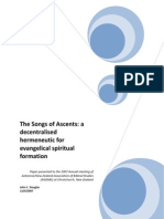 The Songs of Ascents: A Decentralised Hermeneutic For Evangelical Spiritual Formation