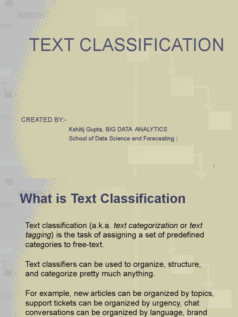 Kshitij Text Classification | PDF | Machine Learning | Statistical ...