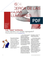 Ergonomía Fajas Lumbares PDF
