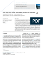 Brittle failure in RC masonry infilled frames - The role of infill overstrength