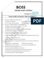 (Best Online Study System) : Human Health and Disease-AIDS (