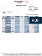 Statement of Account: Date Tran Id Remarks UTR Number Instr. ID Withdrawals Deposits Balance