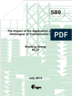 589 The Impact of The Application of Vacuum Switchgear at Transmission Voltages