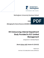 HR Outsourcing Study