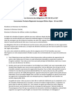 déclaration liminaire des délégations CGC et CGT à la Commission Paritaire Auvergne-Rhône-Alpes 