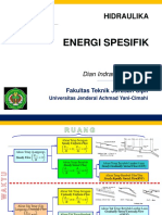 Kuliah 5 Energi Spesifik PDF