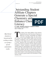 Outstanding Student Affiliate Chapters Generate A Special Chemistry and Enhance Chemical Literacy