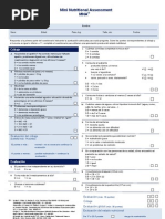 Mini Nutritional Assessment - MNA | PDF | Índice de masa corporal ...
